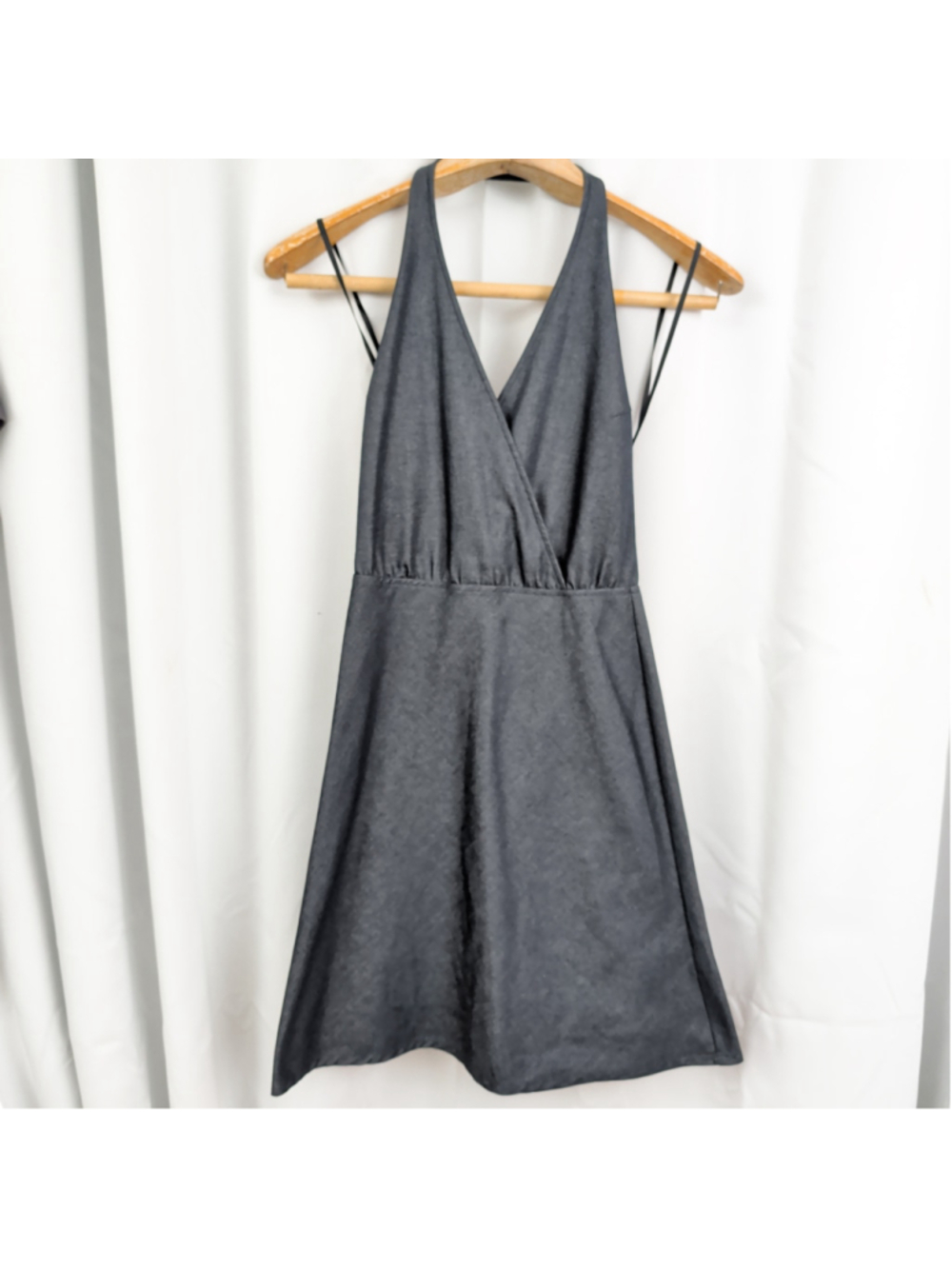 Deadstock DKNY Halter Jean Dress Size 2